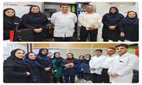 تقدیر از واحد های بهبود کیفیت و رادیولوژی بیمارستان کودکان