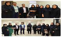 تجلیل از کادر پر تلاش اتاق عمل و کتابخانه بیمارستان کودکان بندرعباس