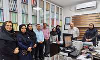 تقدیر از کارکنان واحد منابع انسانی بیمارستان کودکان بندرعباس 