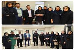 تجلیل از کادر پر تلاش اتاق عمل و کتابخانه بیمارستان کودکان بندرعباس